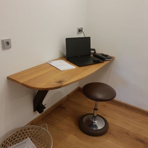 Büroecke mit Eiche Schreibtisch